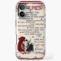 Jack Skellington & Sally The Day I Met You iPhone Tough Case