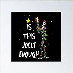 Jack Skellington Christmas Poster