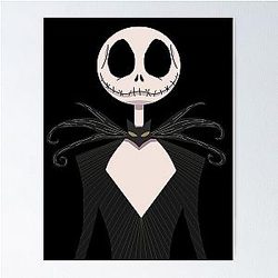 The Nightmare Before Christmas Jack Skellington poster