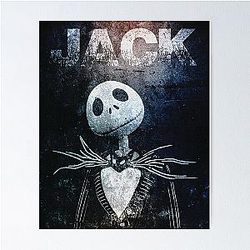 Jack Skellington Nightmare Before Christmas Wall Art Poster