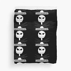 Jack Skellington Duvet Cover Made by My Nephew