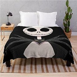 The Nightmare Before Christmas Jack Skellington Throw Blanket
