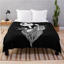 Sugar Skull Throw Blanket