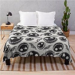 Jack Skellington fashion Pumpkin King style Throw Blanket
