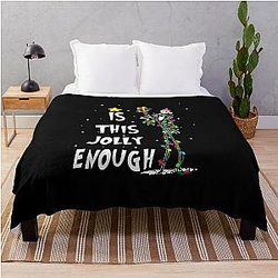 Jack Skellington Christmas Throw Blanket