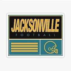 Football Jacksonville Jaguars Sticker