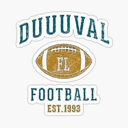 Football Jacksonville Jaguars Sticker
