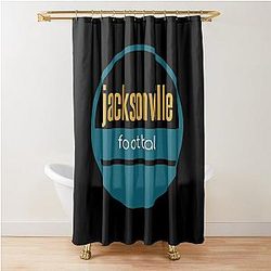 Football, Jacksonville Jaguars Shower Curtain