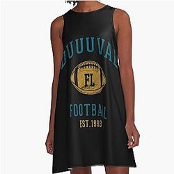 Football Jacksonville Jaguars A-Line Dress