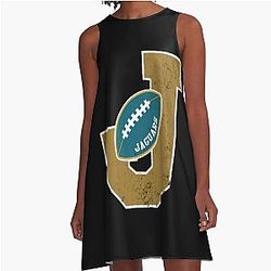 Football Jacksonville Jaguars A-Line Dress