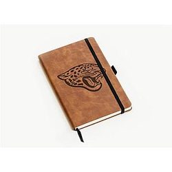 Rico Industries NFL Football Jacksonville Jaguars Brown Laser Engraved Small Notepad