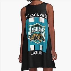 Football Jacksonville Jaguars A-Line Dress