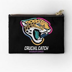 Football Zipper Pouch - Jacksonville Jaguars