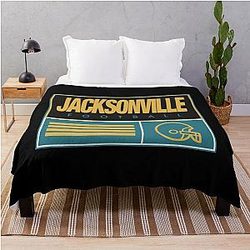 Football Jacksonville Jaguars Throw Blanket