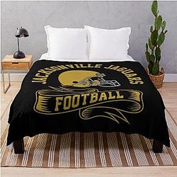 Football Throw Blanket - Jaguars
