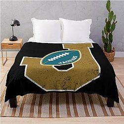 Football Jacksonville Jaguars Throw Blanket