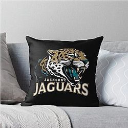 Art Jacksonville Jaguars Throw Pillow