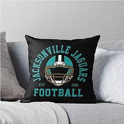 Football - Jacksonville Jaguars Throw Pillow