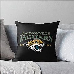 Football Jacksonville Jaguars Throw Pillow