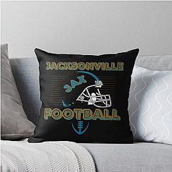 Football Jacksonville Jaguars Throw Pillow