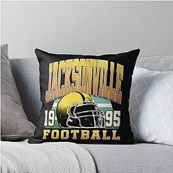 Football Jacksonville Jaguars Throw Pillow