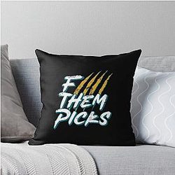 Football Jacksonville Jaguars Throw Pillow