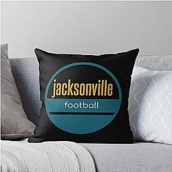 Football Jacksonville Jaguars Throw Pillow