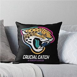 Football Jacksonville Jaguars Throw Pillow