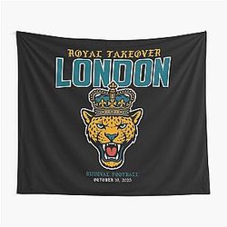 Footballs - Jacksonville Jaguars Tapestry