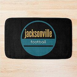 Football Jaguars Bath Mat