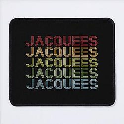 Jacquees Name T-Shirt Vintage Retro Jacquees Name Gift Item Mouse Pad