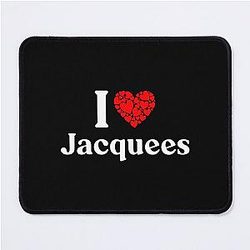 Jacquees Heart - I Love Jacquees Mousepad