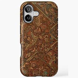 Persian Rug Bohemian Carpet Red Tapestry jacquees iPhone Case