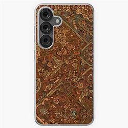 Persian Rug Boho Carpet Red Tapestry Jacquees Bohemian Samsung Galaxy Soft Case