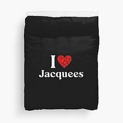 Jacquees Heart - I Love Jacquees Duvet Cover Curtain