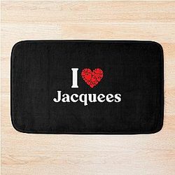 Jacquees Heart - I Love Jacquees Bath Mat -> Jacquees Heart - I Love Jacquees Bath
