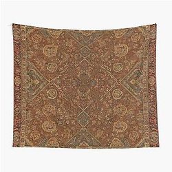 Persian Rug Boho Carpet Red Bohemian Tapestry