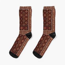 Boho Carpet Tapestry jacquees Bohemian Socks