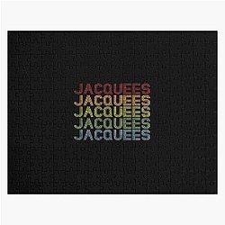 Jacquees T Shirt - Jacquees Vintage Retro Name Gift Item Tee Jigsaw Puzzle