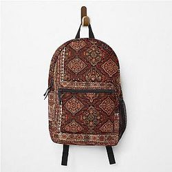 Persian Rug Boho Carpet Bohemian Tapestry Jacquees Backpack