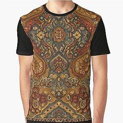 Persian Rug Boho Carpet Tapestry Bohemian Graphic T-Shirt