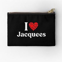 Jacquees Heart - I Love Jacquees Zip Pouch