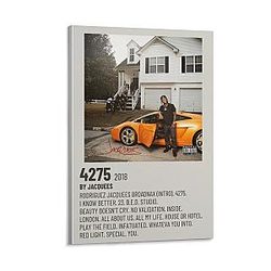 JACQUEES 2018 Posters & Prints on Canvas Wall Art Poster for Room Decor 12x18inch
