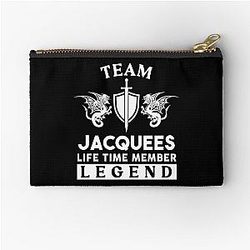 Jacquees Name T Shirt - Jacquees Legend Member Gift Item Tee Zipper Pouch