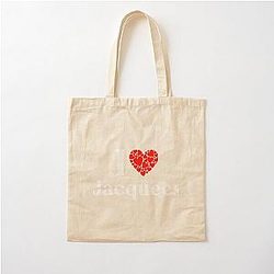 Jacquees Heart - I Love Jacquees Cotton Tote Bag