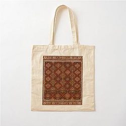 Persian Rug Boho Carpet Tapestry Bohemian Cotton Tote Bag