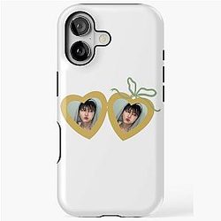 Jaemin heart locket necklace iPhone case