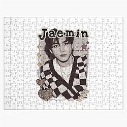 NCT Jaemin Kpop Boy group Scrapbook Collage Cozy Y2K Vintage Design Jigsaw Puzzle