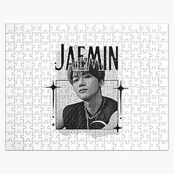 NCT Jaemin Kpop Boy Group Monochrome Classic Collage Jigsaw Puzzle