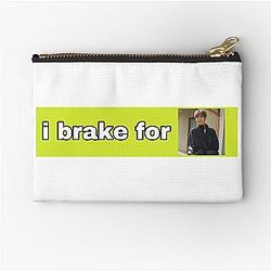 I brake for NA Jaemin Bumper sticker Zipper Pouch